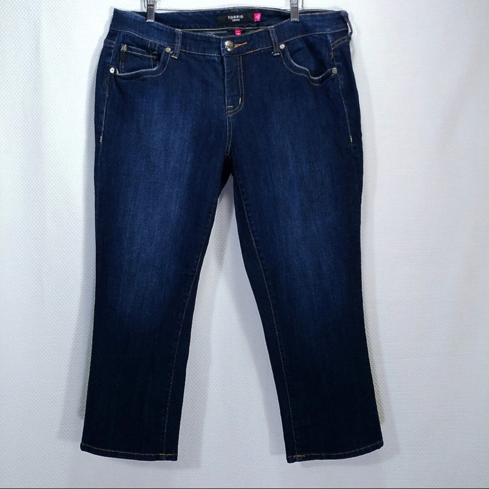 Torrid crop jeans